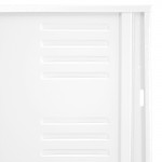 Locker metálico dual grande - 1 puerta blanco